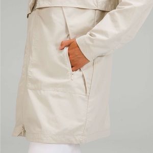 Lululemon Always Effortless Long Jacket Natural Ivory Size 4